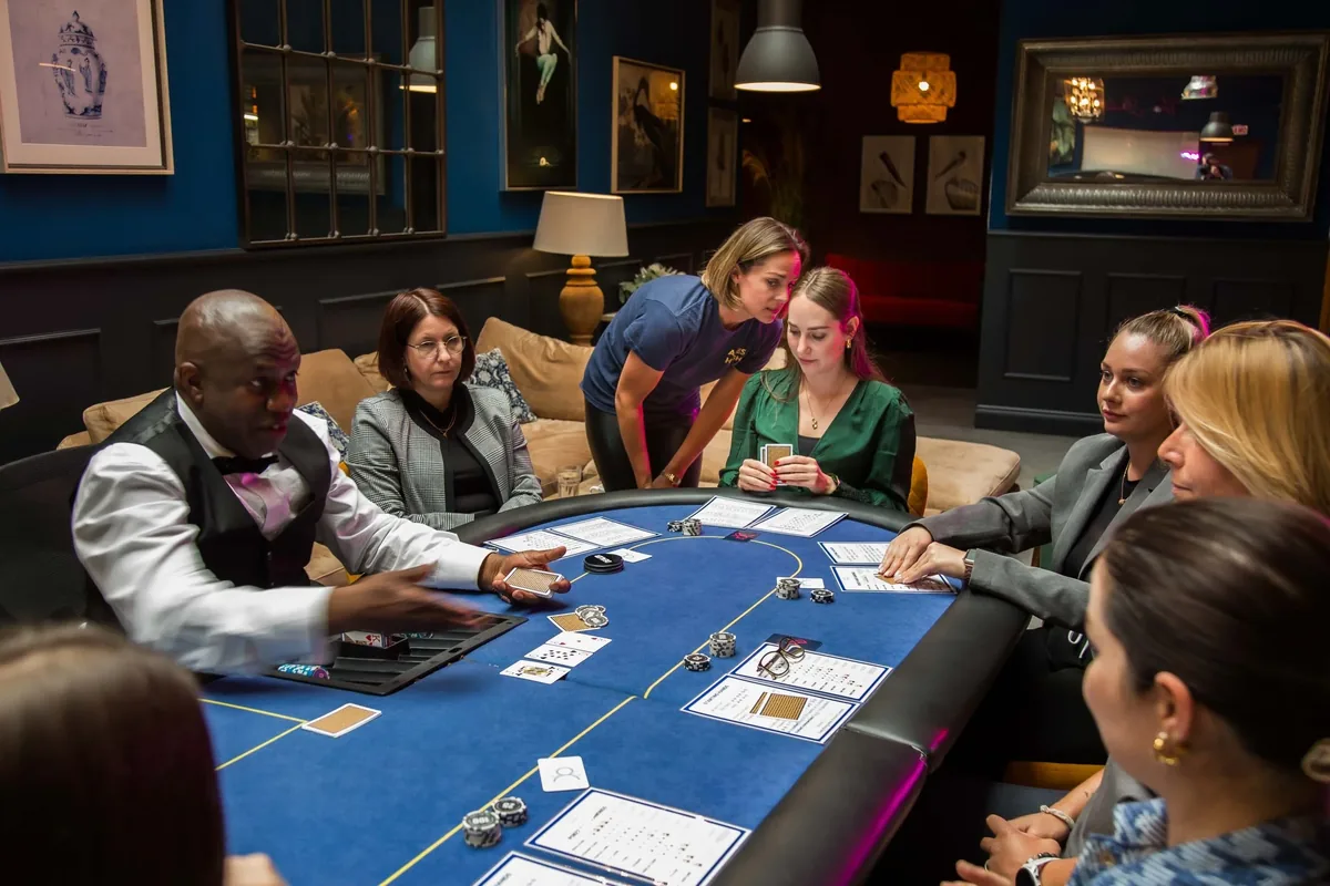 Table de Poker Texas Hold'em pour soirée entreprise